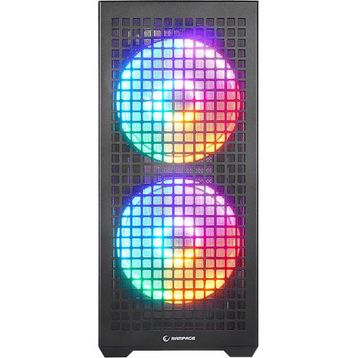 Rampage Gyra V1 Rainbow Fanlı ATX Gaming Bilgisayar Kasası