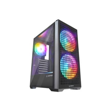 Rampage Gyra V1 Rainbow Fanlı ATX Gaming Bilgisayar Kasası