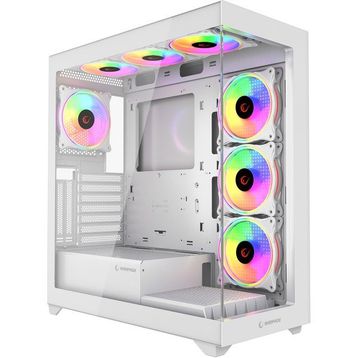 Rampage Hydra V3 RGB Fanlı Beyaz ATX Gaming Bilgisayar Kasası