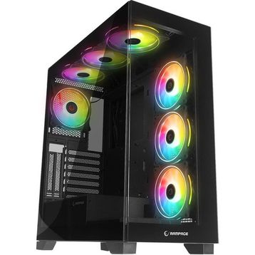 Rampage Hydra V3 RGB Fanlı Siyah ATX Gaming Bilgisayar Kasası