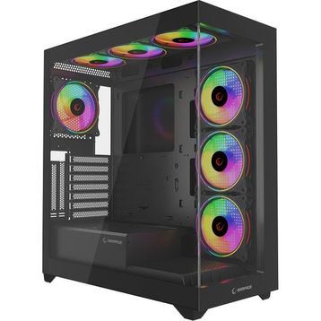 Rampage Hydra V3 RGB Fanlı Siyah ATX Gaming Bilgisayar Kasası