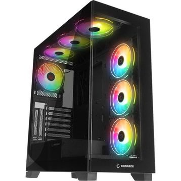 Rampage Hydra V3 RGB Fanlı Siyah ATX Gaming Bilgisayar Kasası