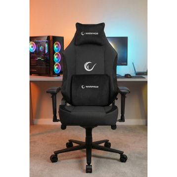 Rampage KL-R72 Woof Siyah Üst Seviye Terletmez Kumaş Oyuncu Koltuğu