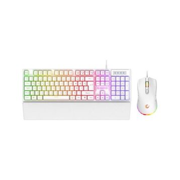 Rampage KM-RX7 Fortuna V2 Beyaz Kablolu Gaming Klavye Mouse Seti