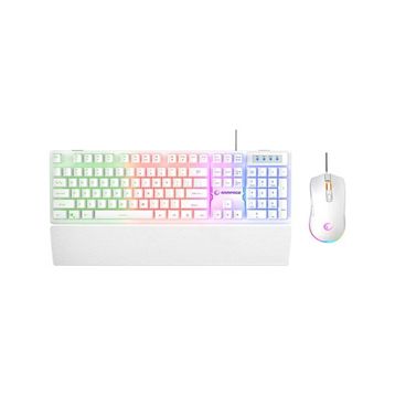 Rampage KM-RX7 Fortuna V2 Beyaz Kablolu Gaming Klavye Mouse Seti