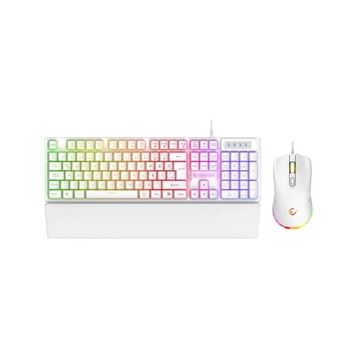 Rampage KM-RX7 Fortuna V2 Beyaz Kablolu Gaming Klavye Mouse Seti