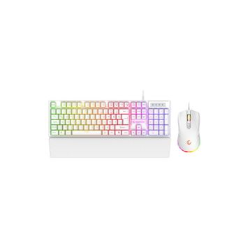 Rampage KM-RX7 Fortuna V2 Beyaz Kablolu Gaming Klavye Mouse Seti