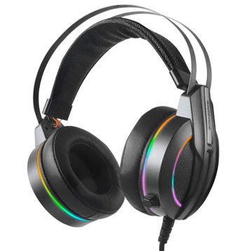 Rampage RM-K6 Stark Siyah USB 7.1 Version RGB Ledli Gaming Oyuncu Mikrofonlu Kulaklık