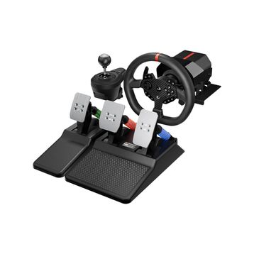 Rampage ROWDY V997 ONLY USB/PC 3 mt Kablolu Direksiyon Pedal Vites Titreşimli Gaming Oyuncu Direksiyonu
