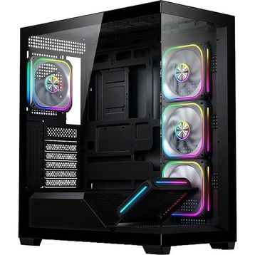 Rampage Sylon ARGB Fanlı Siyah 750 W ATX Gaming Bilgisayar Kasası