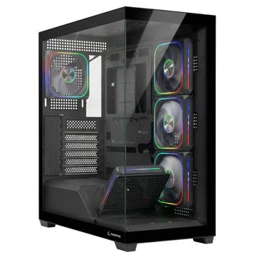 Rampage Sylon ARGB Fanlı Siyah 850 W ATX Gaming Bilgisayar Kasası