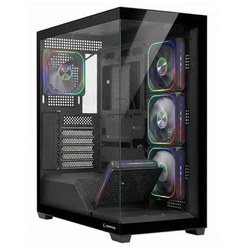 Rampage Sylon ARGB Fanlı Siyah 850 W ATX Gaming Bilgisayar Kasası