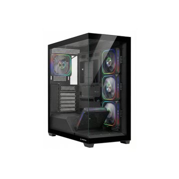Rampage Sylon ARGB Fanlı Siyah 850 W ATX Gaming Bilgisayar Kasası