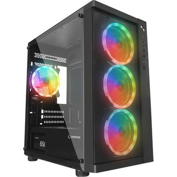 Rampage Vega V2 RGB Fanlı 650 W Micro ATX Gaming Bilgisayar Kasası