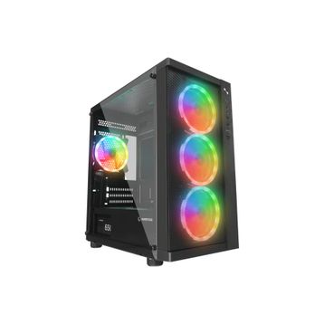 Rampage Vega V2 RGB Fanlı 650 W Micro ATX Gaming Bilgisayar Kasası