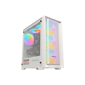 Rampage Voyager RGB Fanlı Beyaz 750 W ATX Gaming Bilgisayar Kasası