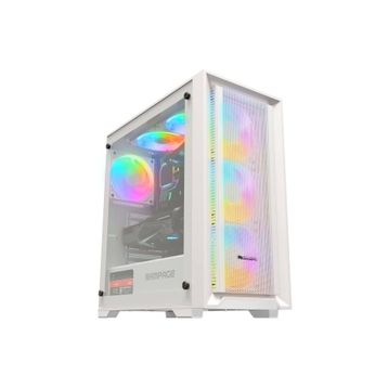 Rampage Voyager RGB Fanlı Beyaz 750 W ATX Gaming Bilgisayar Kasası