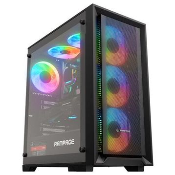 Rampage Voyager RGB Fanlı Siyah 750 W ATX Gaming Bilgisayar Kasası