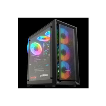 Rampage Voyager RGB Fanlı Siyah 750 W ATX Gaming Bilgisayar Kasası