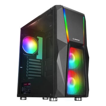 Rampage X-FORCE 600W 80+ Bronze 3 Adet Rgb Fanlı Tempered Camlı Oyuncu Kasası
