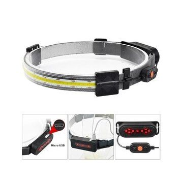 Ranchi RC-33 Şerit Cob Led Şarjlı Kafa Feneri