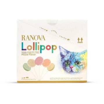 Ranova 1.4 gr 15 Adet Kediler için Karışık Lezzetli Lolipop