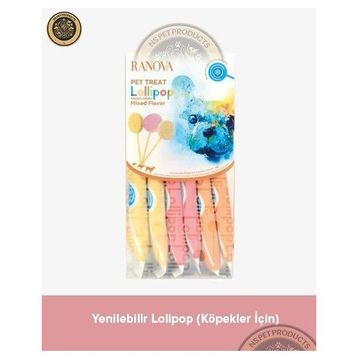 Ranova 8 gr 6 Adet Köpekler için Karışık Lezzetli Lolipop