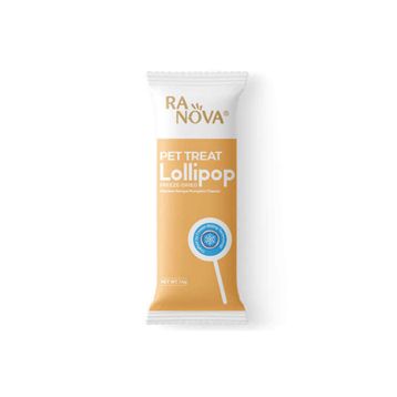 Ranova Kabak Aromalı Dondurularak Kurutulmuş 1.4 gr Kedi Ödülü Lolipop