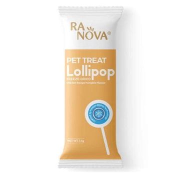Ranova Kabak Aromalı Dondurularak Kurutulmuş 1.4 gr Kedi Ödülü Lolipop