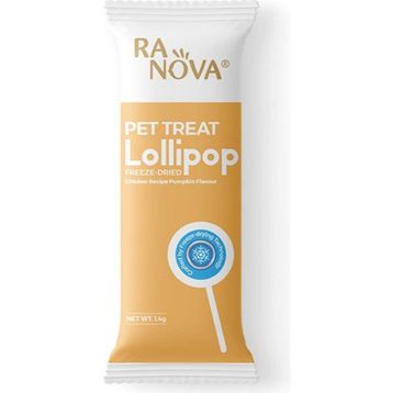 Ranova Kabak Aromalı Dondurularak Kurutulmuş 1.4 gr Kedi Ödülü Lolipop