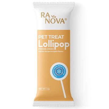 Ranova Kabak Aromalı Dondurularak Kurutulmuş 1.4 gr Kedi Ödülü Lolipop