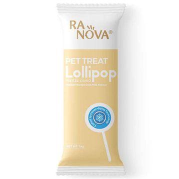 Ranova Keçi Sütlü Dondurularak Kurutulmuş 1.4 gr Kedi Ödülü Lolipop