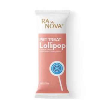 Ranova Kızılcık Aromalı Dondurularak Kurutulmuş 1.4 gr Kedi Ödülü Lolipop