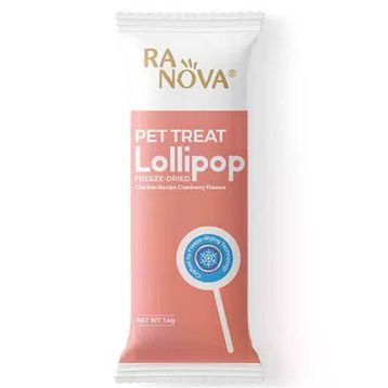 Ranova Kızılcık Aromalı Dondurularak Kurutulmuş 1.4 gr Kedi Ödülü Lolipop