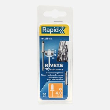 Rapid Perçin 4 x 18 mm Alu 50 Adet Matkap Ucu