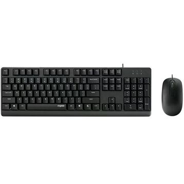 Rapoo 13386 X130PRO Kablolu Klavye Mouse Seti