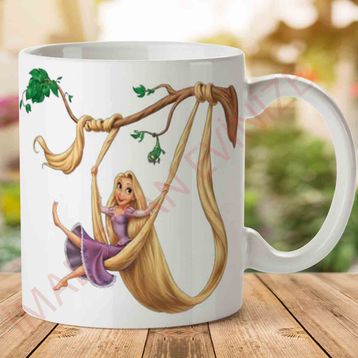 Rapunzel Baskılı Kupa