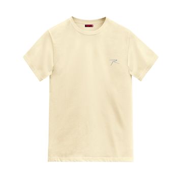 Raru Agnitio Ekru %100 Pamuk Erkek T-shirt
