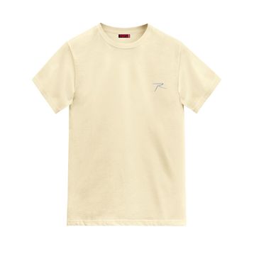 Raru Agnitio Ekru %100 Pamuk Erkek T-shirt