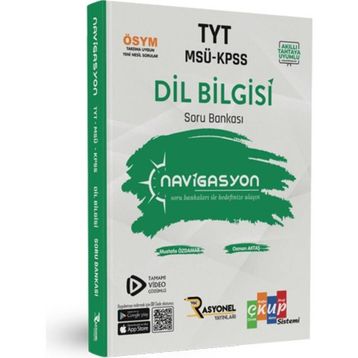Rasyonel Navigasyon TYT MSÜ KPSS Dil Bilgisi Soru Bankası