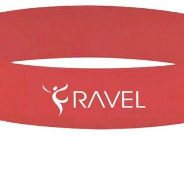 Ravel Kırmızı Latex Aerobik Pilates Direnç Egzersiz Bandı