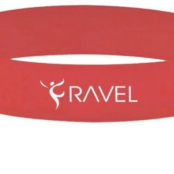 Ravel Kırmızı Latex Aerobik Pilates Direnç Egzersiz Bandı