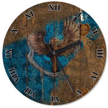 Ravenclaw Harry Potter Sessiz Duvar Saati