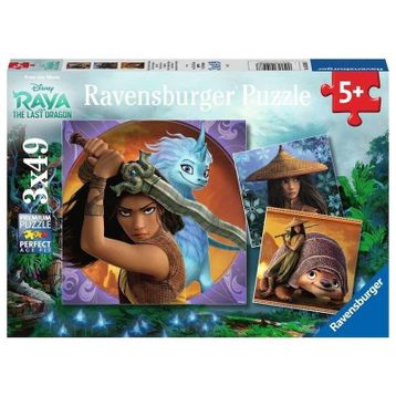 Ravensburger 050987 3x49 Parça WD Raya Puzzle