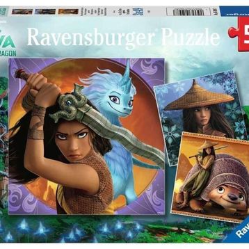 Ravensburger 050987 3x49 Parça WD Raya Puzzle
