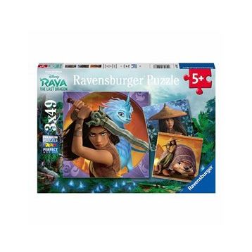 Ravensburger 050987 3x49 Parça WD Raya Puzzle
