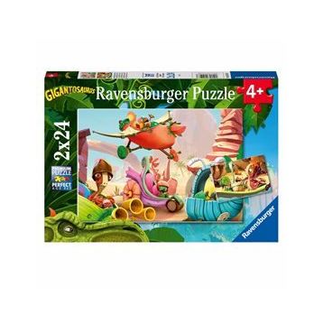 Ravensburger 051267 2x24 Parça Puzzle Gigantosaurus