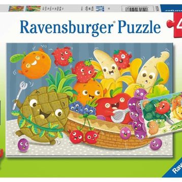 Ravensburger 052486 Meyveler 2x24 Parça Puzzle
