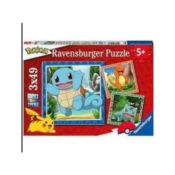 Ravensburger 055869 3x49 Parça Pokemon Puzzle