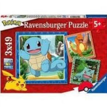 Ravensburger 055869 3x49 Parça Pokemon Puzzle